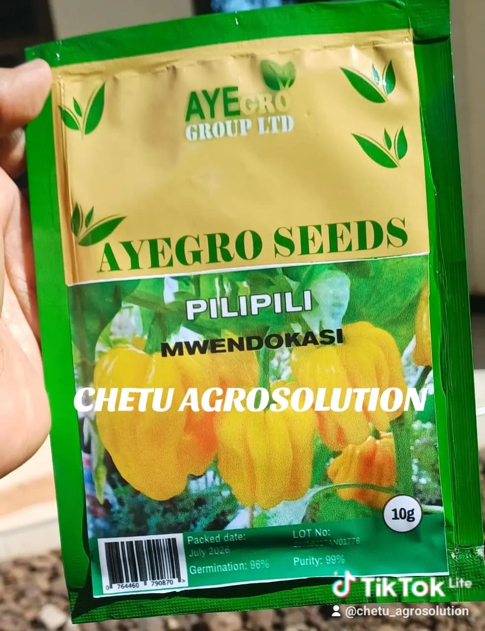 PILIPILI MWENDOKASI(AYEGRO)- 10gm